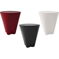 Vaso porta pellet Eva Calor Fiore-Nero - Nero -