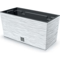 FURU DFC400 Länglicher Blumentopf mit Einsatz Weiß