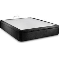 Sommier avec rangement pliable Ascot Black 160x200