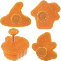 Emporte-pièces d'Halloween, 4 pièces.