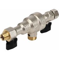 Diff – Disconnecteur pour chauffage central – 2 vannes d'arrêt – Filetage plomberie – Compatible avec Frisquet F3AA40521
