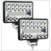 4-inch heavy-duty work light, two 108W LED strips, high coverage, waterproof, suitable for trailers, forklifts, excavators, bulldozers, road rollers, cranes, and tractors.