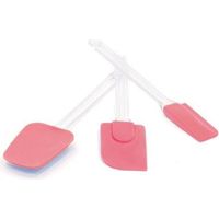 SET 3 SPATOLE SILICONE ROSA