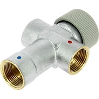 Caleffi – Régulateur thermostatique F 3/4' – Vanne papillon genre raccord 2 – Débit max 2000 l/h – Pression max 10 bar – Température max 90°C