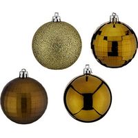Boules de Noël - Vert - Ø 7 cm - PVC - Objets décoratifs