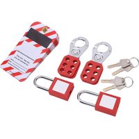 Kit de consignation électrique avec moraillon, cadenas de sécurité antirouille pour station de consignation.