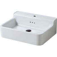 INDUSTRIALIS - LAVABO IN CERAMICA BIANCO RETRO - Lavabi - 60x46x21CM