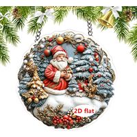 Schmuck Festlicher Hängeschmuck Weihnachtsdeko 2D Acryl