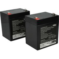 vhbw 2x Batterie compatible avec APC RBC30, RBC46, RBC43, RT1245, RBC 44 ASI (4500mAh, 12V, AGM)
