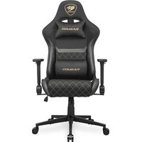 COUGAR Gaming-Stuhl Armor One V2 Gold F, PVCStoff, Schwarz