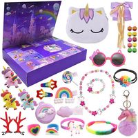 Advent Calendar 2025 Kids - Countdown Advent Calendar For Girls, 24 Days Christmas Surprise Count Down Gifts Box For Toddlers, Xmars Gift For Daughters, Granddaughters & Nieces