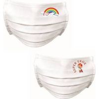 10 PZ MASCHERINE BAMBINI SORRISO FANTASIE MISTE M/F IDROREPELLENTE Misura: Baby Sorriso 3-6 Anni