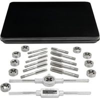 Set utensili filettatura bituxx 24 pezzi custodia metallo resistente