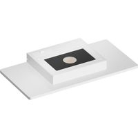 Mini Pla Bianca - Applique a led da muro 20W CCT Switch 2700K/3200K/4000K in alluminio, Luce murale verso l'alto - Beneito & Faure