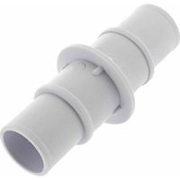 Stück gerader Schwimmbad-Sauganschluss, kompatibel mit 1-1/4 Zoll und 1-1/2 Zoll, 12 cm, weiß