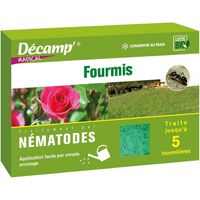 Nématodes SF anti fourmis 5M – Traitement biologique ciblé – Action rapide en 48h – Pour larves de ravageurs spécifiques – Décamp'