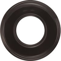 Plaque décorative en porcelaine noire 31801273 – 1 poste 100 x 12 mm – Fixation en saillie et encastrable – Compatible gamme GARBY – Fontini