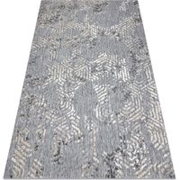 Tapis Structural SOLE D3842 hexagones - tissé à plat gris / beige grey 180x270 cm