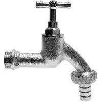 Auslaufventil matt-verchromt 1/2"