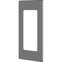 Proofvision Polished Steel Face Plate for PV11 In-Wall Twin Electric Toothbrush Charger and PV12 Shaver Combo - PV11-PS-FR