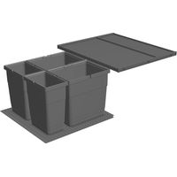 NINKA eins2vier Set KB 600/Seitenwand 16 mm Tandembox Dunkelgrau