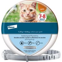 Collier antiparasitaire pour chat - Élimine les puces et les tiques - Protection jusqu'à 8 mois - Le contenu du paquet peut varier