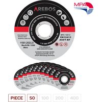 AREBOS Dischi da taglio Dischi flessibili Ø115 mm Ammissione 22,2mm Spessore 1mm