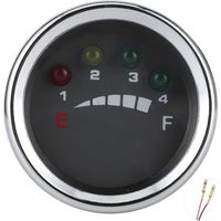 Compteur de Batterie de Chariot de, Compteur de Batterie LED ABS, Moniteur de Batterie LED Précis pour Bateau Solaire électrique, Chariot de, VTT, Chariot élévateur (36V).