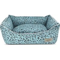 60x45x17 cm: Cuccetta in tessuto antibatterico e gommini antiscivolo Leopard Pop per cani e gatti