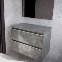 BATHME MADISON TAP Mueble Sin Lavabo Cemento - Medida: 80 cms - ref: CNB162MM+CNB333M