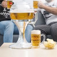 Distributeur de Bière Réfrigérant - TELE SHOPPING - Capacité 3,5 L - Robinet pratique
