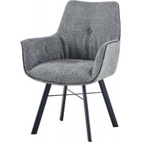 Chaise Fauteuil Allie 125 - Gris souris