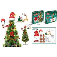 Drehbarer mobiler Weihnachtsmann für die Spitze des Baumes. basics