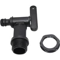 Robinet De Réservoir D'Eau En Plastique 1000L, Adaptateur De Réservoir De Stockage Ibc, Adaptateur De Robinet De Tuyau D'Arrosage Pour Collecteur De Pluie, Réservoir De Carburant (Plastique)