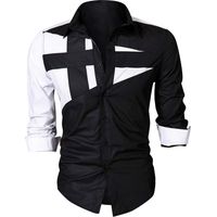 Veste chemise en jean personnalisée mode revers boutonné chemise à manches longues chemise athlétique travail chemises hommes