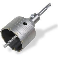 Scie cloche trépan brique 80mm scie cloch trépan béton Couronne de forage 8x110mm avec adaptateur SDS plus pour maçonnerie et béton