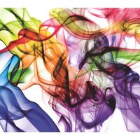 Poster Thème Colorful Smoke - 155 x 110 cm