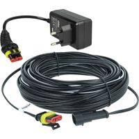 vhbw 1x Alimentation, 1x Câble basse tension 20 m compatible avec Husqvarna Automower 315 Mark II, 315, 315 (2015), 315X tondeuse à gazon