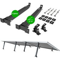 Nuasol 2x Soporte elevado para módulos solares Balcón Cubierta plana Fachada FV