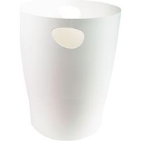 Corbeille à papier Ecobin Exacompta gamme AutentiK - blanc
