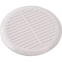 Wallair N35838 Rejillas de ventilación de plástico blanco 50 mm