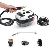 GARRYFIZH Nettoyeur Vapeur Portable,Nettoyeur Vapeur à Main Réglables sur 6 Niveaux,1500W Haute Pression Nettoyeur vapeur pour Canapé avec 3 Accessoires,Nettoyeurs vapeur pour la maison,Voiture