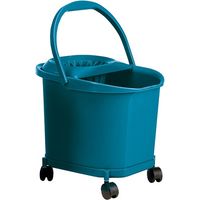 SEAU ESSOREUR SELECTA BLEU AVEC ROUES