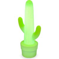 KAKTUS LIME 100 cm hoch. Dekorative Lampe mit Kabel für den Innen- und Außenbereich. Kaltweißes LED-Licht
