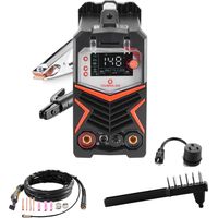 Mophorn Poste à souder 6 en 1 200 A avec affichage LED – TIG AC/TIG DC/TIG AC Pulse/TIG DC Pulse/TIG Spot/MMA (soudage à électrode), avec technologie IGBT et contrôle synergique