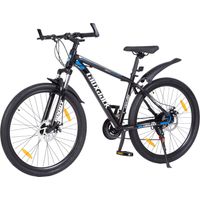 VTT 28 pouces à pièces rigides pour femmes et hommes VTT Shimano Tourney vélo adapté à partir de 170 cmGo dérailleur 21 vitesses
