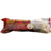 Bûche Chauffage Végétal Flam'up Combustion Longue Durée, 100% Végétal - Flam'up