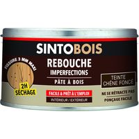 Pâte à Bois Chêne Foncé Sinto Répare Et Reconstitue Le Bois - Sinto