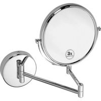 Sapho X-Round - Specchio cosmetico a parete, cromo XR006