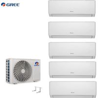 GREE Pular Shiny MultiSplit 4 Räum 4x2,2kW Ag 8,0 kW WiFi Klimaanlage R32